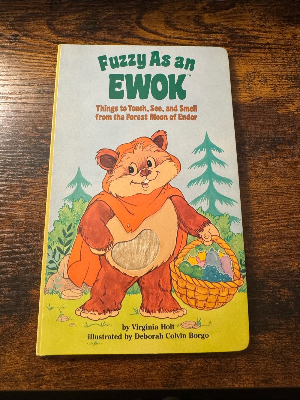 Vintage Star Wars Fuzzy As an Ewok Book